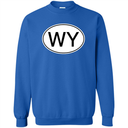 WY Wyoming Abbreviation T-shirt