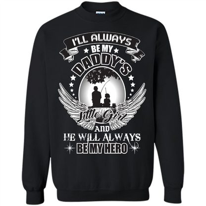 Family T-shirt I’ll Always Be My Daddy’s Little Girl Orange