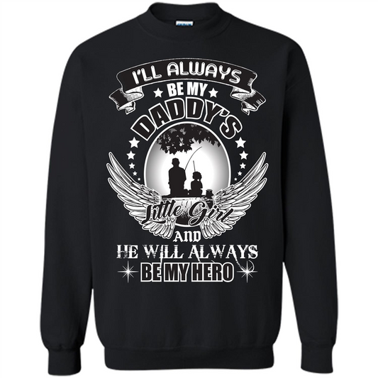 Family T-shirt I’ll Always Be My Daddy’s Little Girl Orange