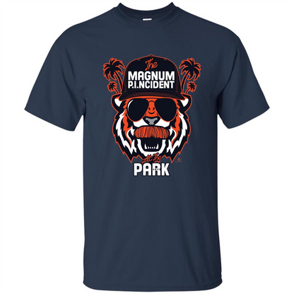 The Magnum P.I.NCIDENT At The Park T-shirt Navy