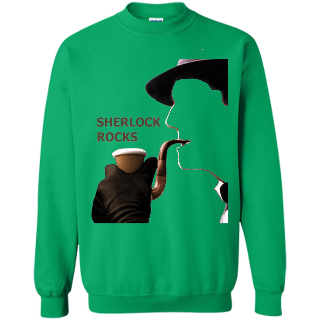 Sherlock Rocks T-shirt Irish Green