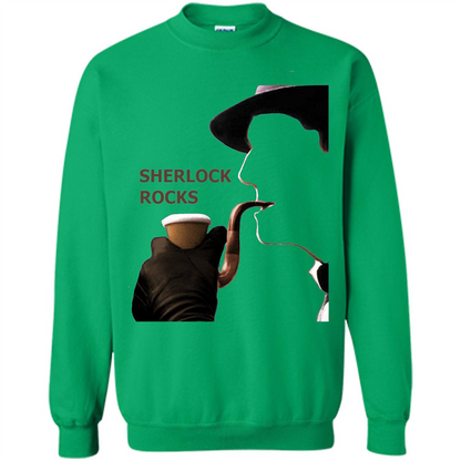 Sherlock Rocks T-shirt Irish Green