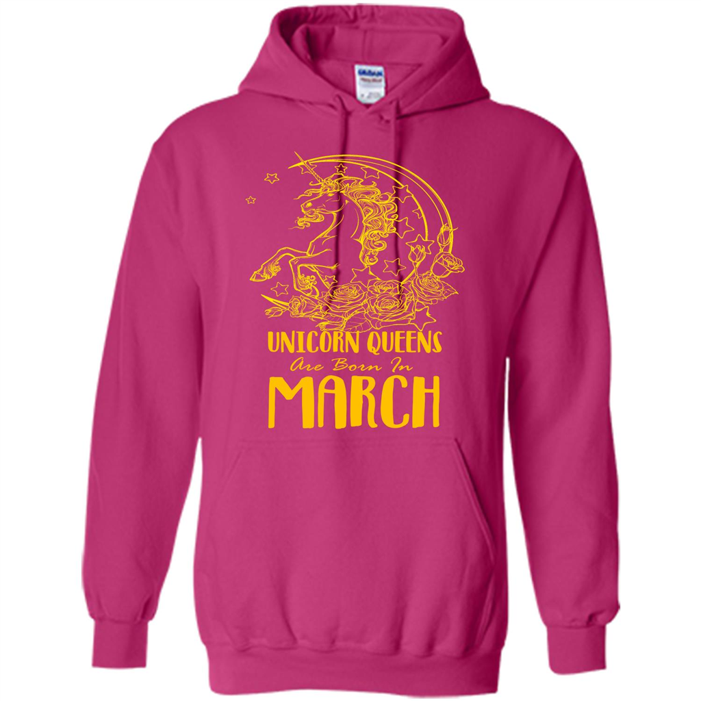 March Unicorn T-shirt Unicorn Queens Are Born In March Heliconia