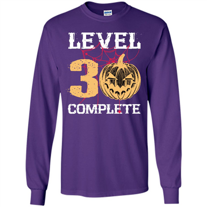 Halloween T-shirt Level 30 Complete Purple