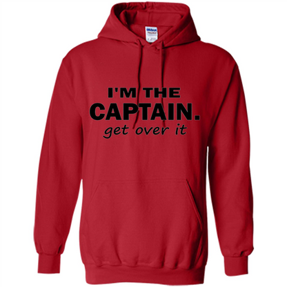 I'm The Captain caGet Over It T-Shirt Red