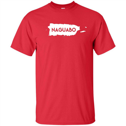 Naguabo Boricua Puerto Rican Jibaro Pride T-shirt Red