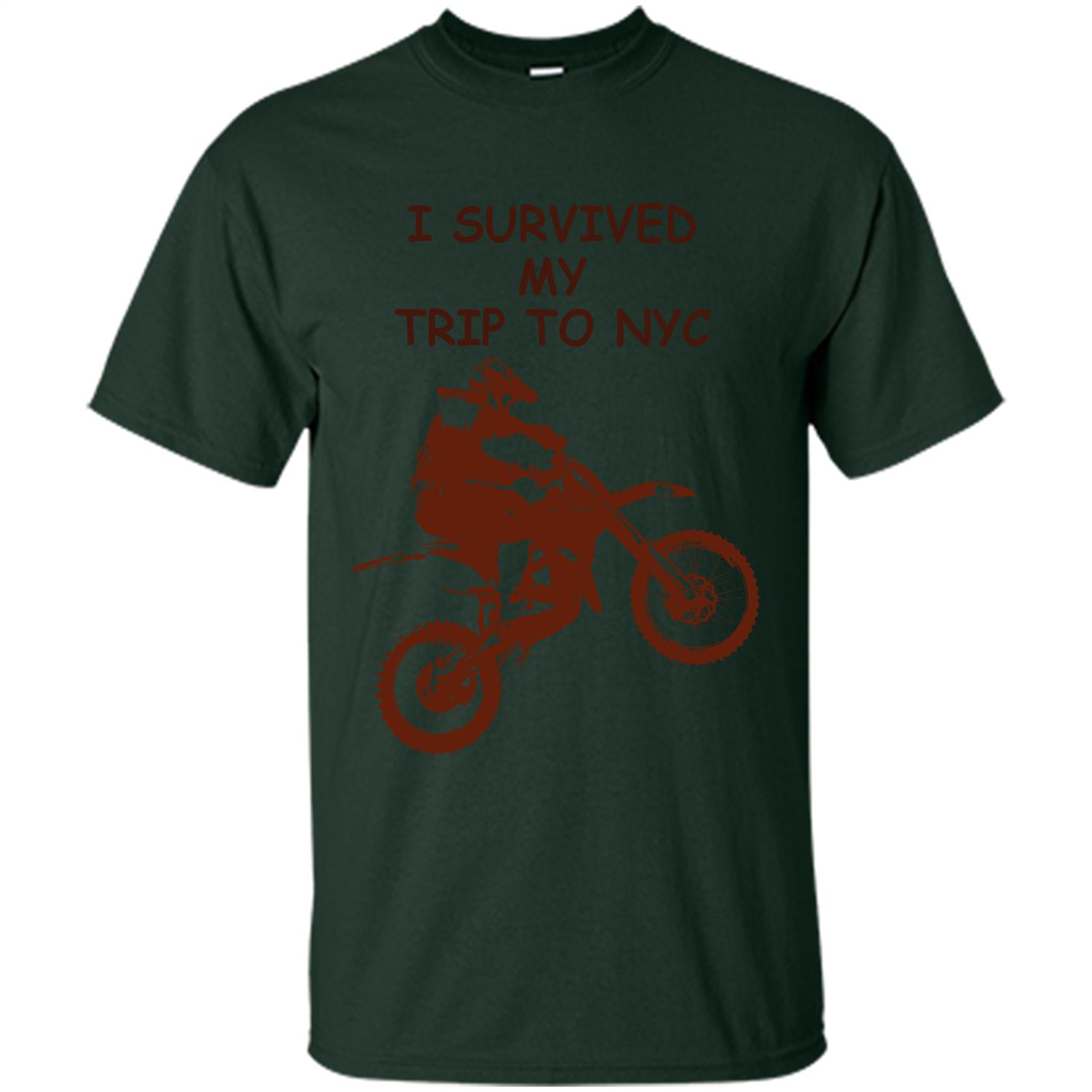 I Survived My Trip To NYC T-shirt Forest Green