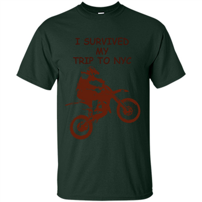 I Survived My Trip To NYC T-shirt Forest Green