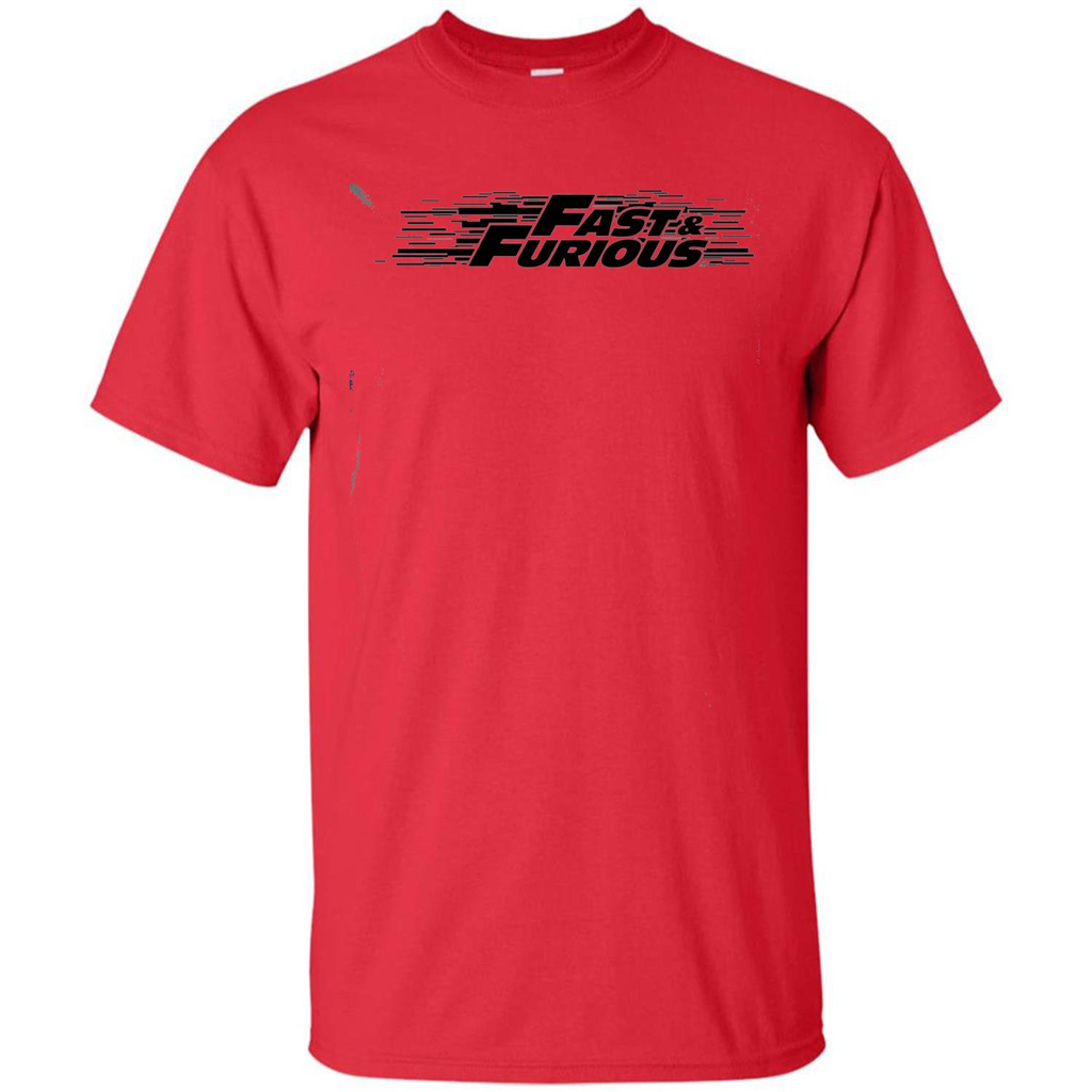 Movie T-shirt Fast And Furious Red