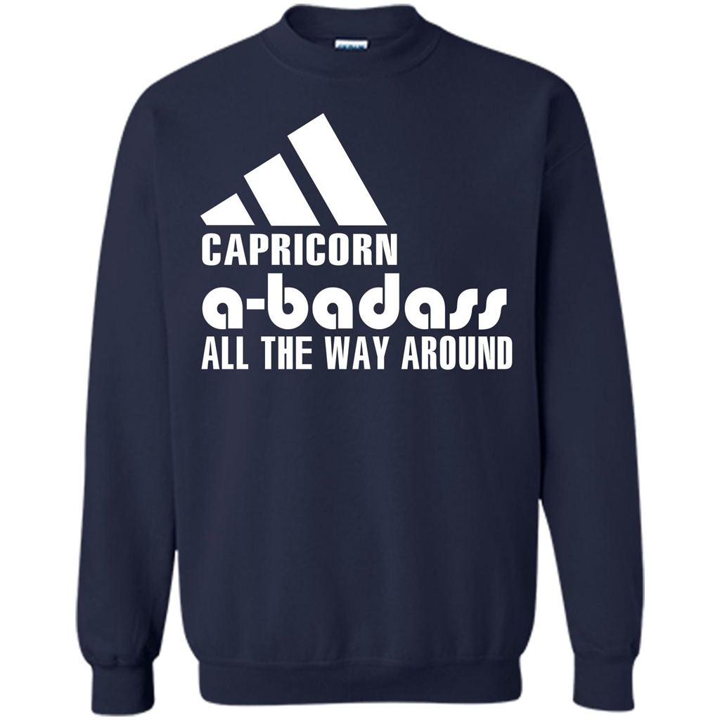 Capricorn A-Badass All The Way Around T-shirt Navy