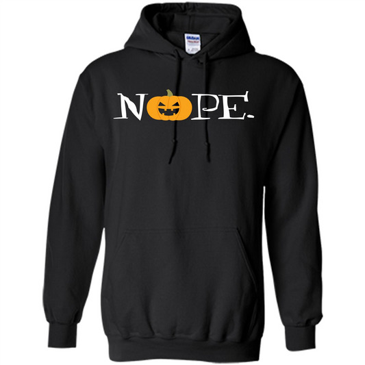 Halloween T-shirt Nope T-shirt Black