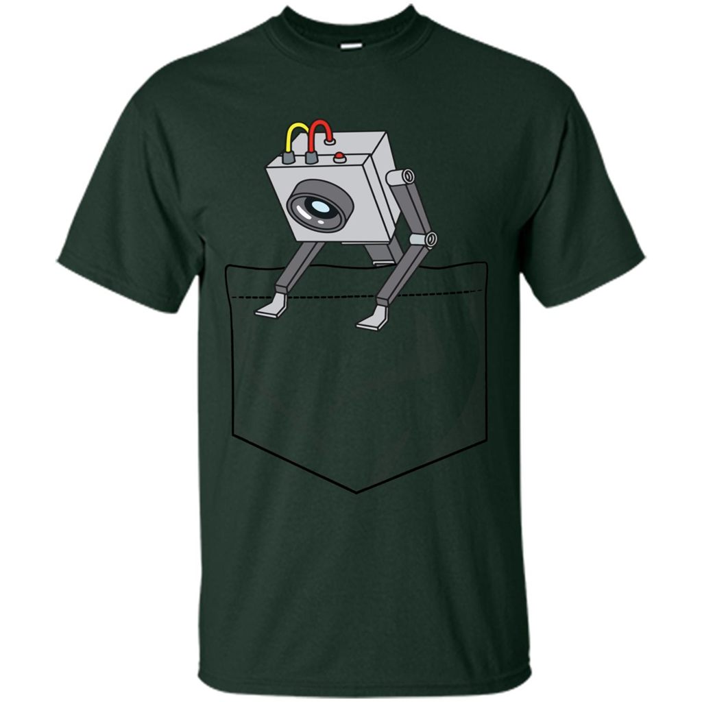 Pocket Robot T-shirt Forest Green
