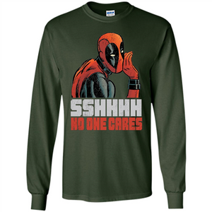 Sshhh No One Cares Whisper Graphic T-shirt