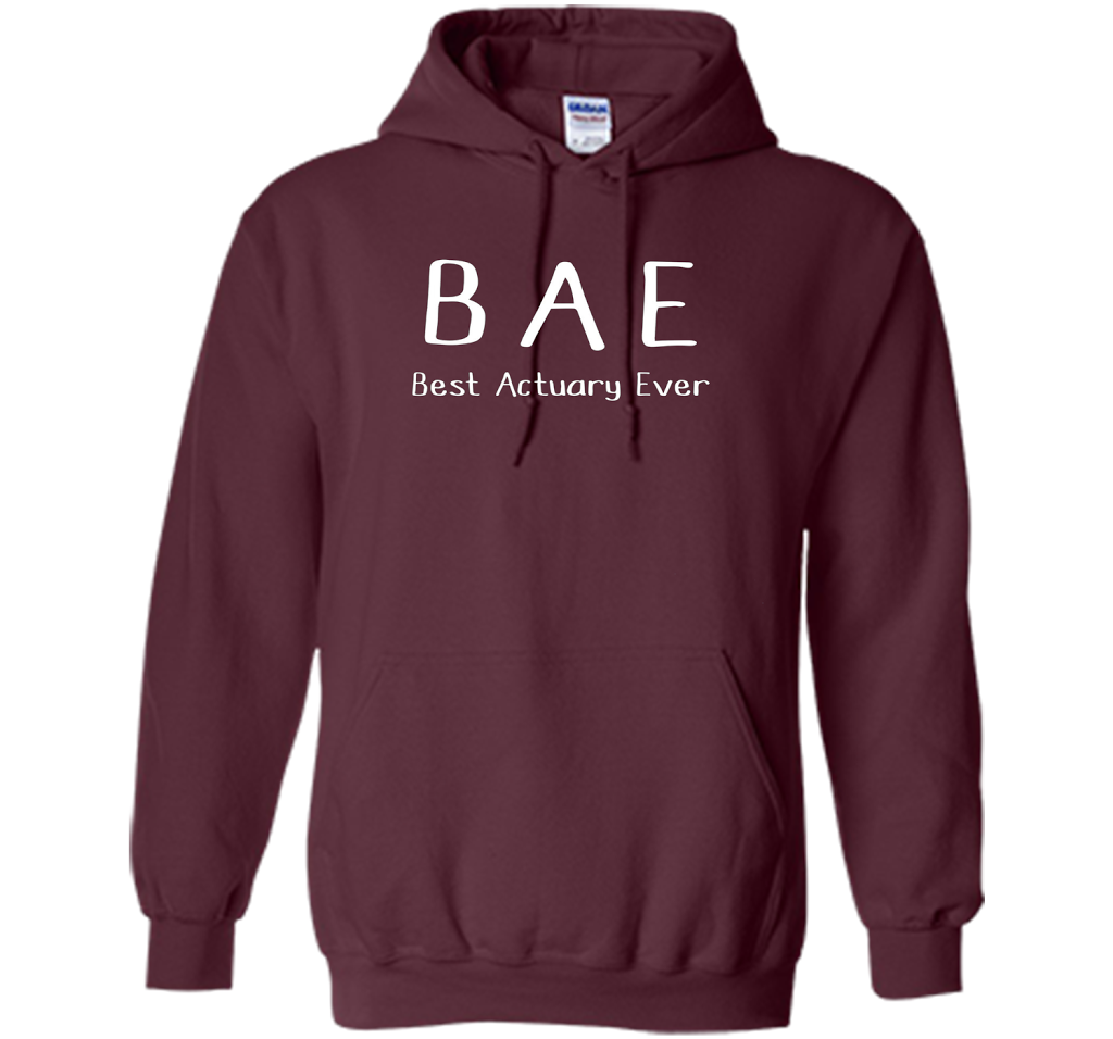 BAE Best Actuary Ever Tshirt funny work job humor shirt shirt Maroon