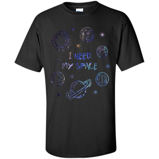 I Need My Space T-Shirt Black