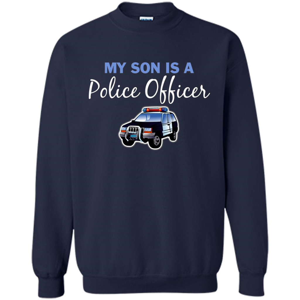 My Son Is A Police Officer T-Shirt Navy