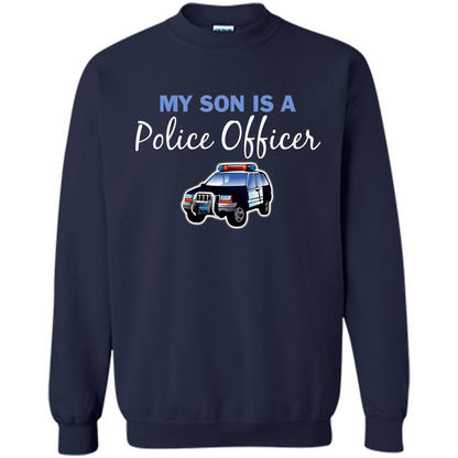 My Son Is A Police Officer T-Shirt Navy