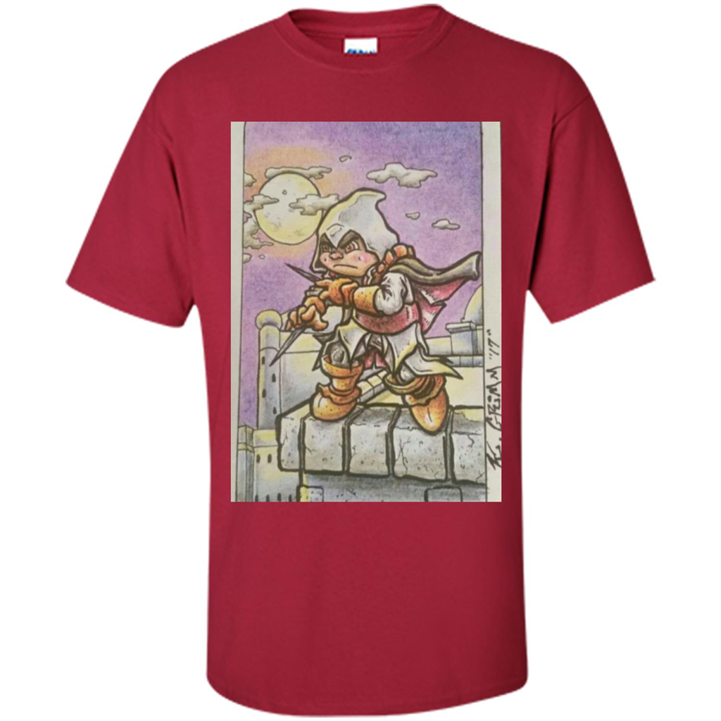 Assassin - Walk Under A Full Moon's Light T-Shirt Cardinal