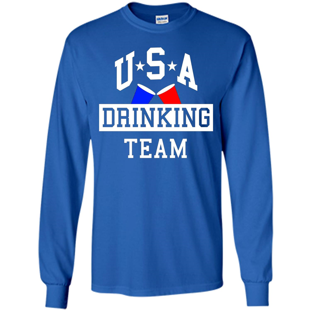 Independence Day T-shirt USA Drinking Team Royal