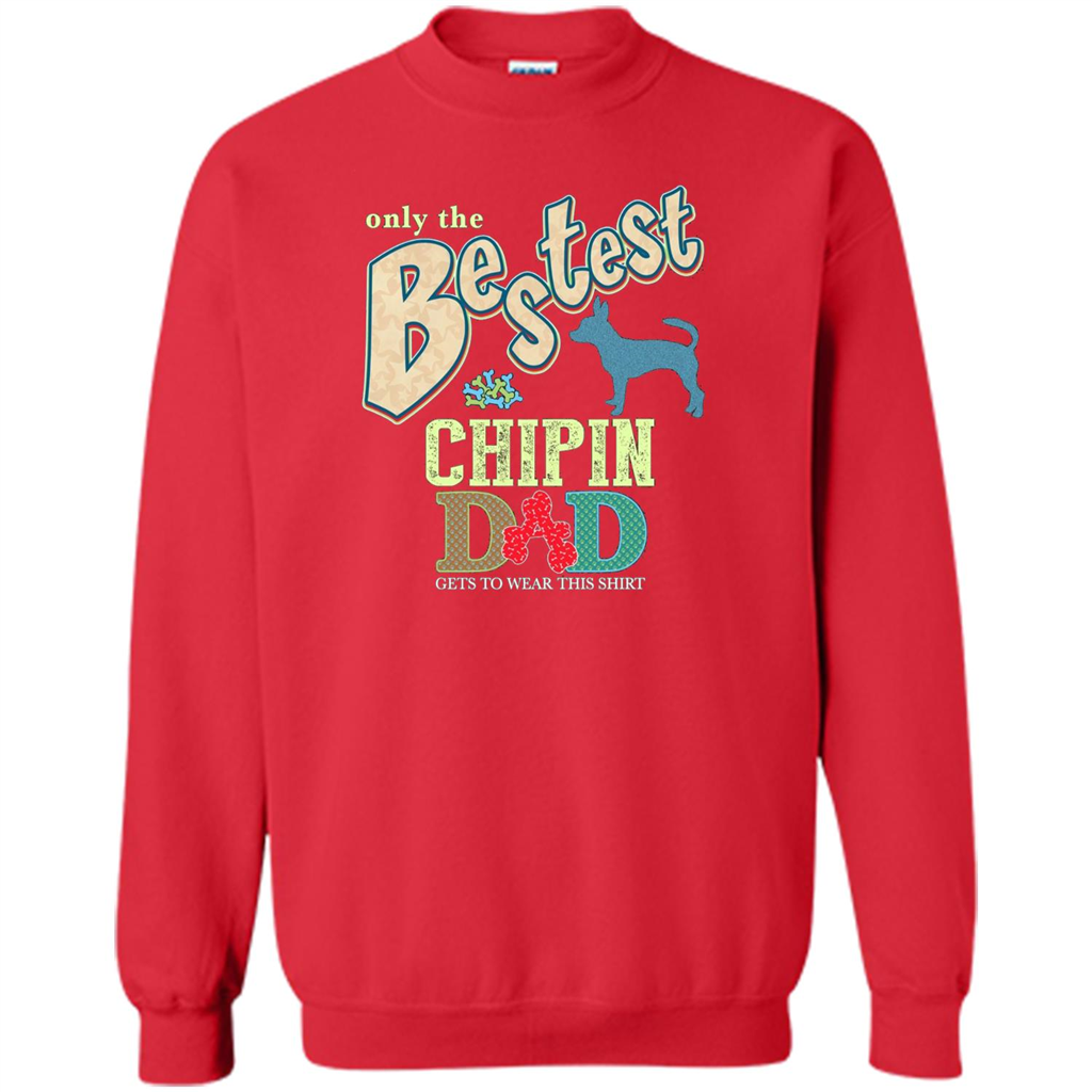 Bestest Chipin Dad Best Chipin T-shirt Red