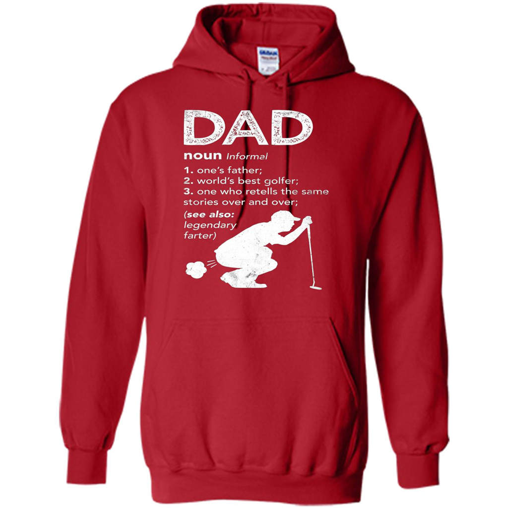 Father's Day T-shirt Funny Dad Definition Red