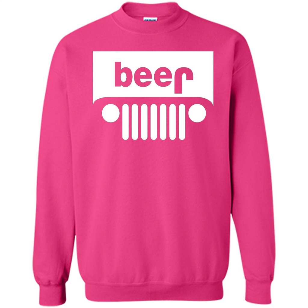 Funny Drinking T-shirt Adult Beer Jeep Heliconia