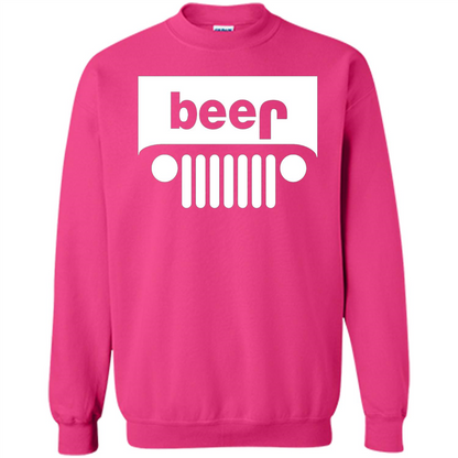 Funny Drinking T-shirt Adult Beer Jeep Heliconia