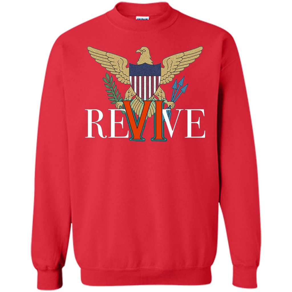 Revive the VI US Virgin Islands Strong T-shirt Red