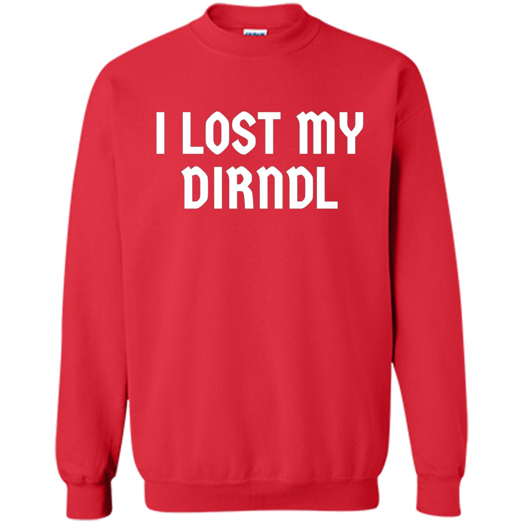 I Lost My Dirndl Oktoberfest Beer Party T-Shirt Red