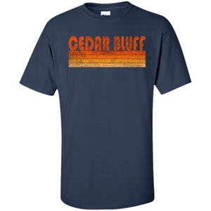 Vintage Retro Cedar Bluff Alabama T-shirt