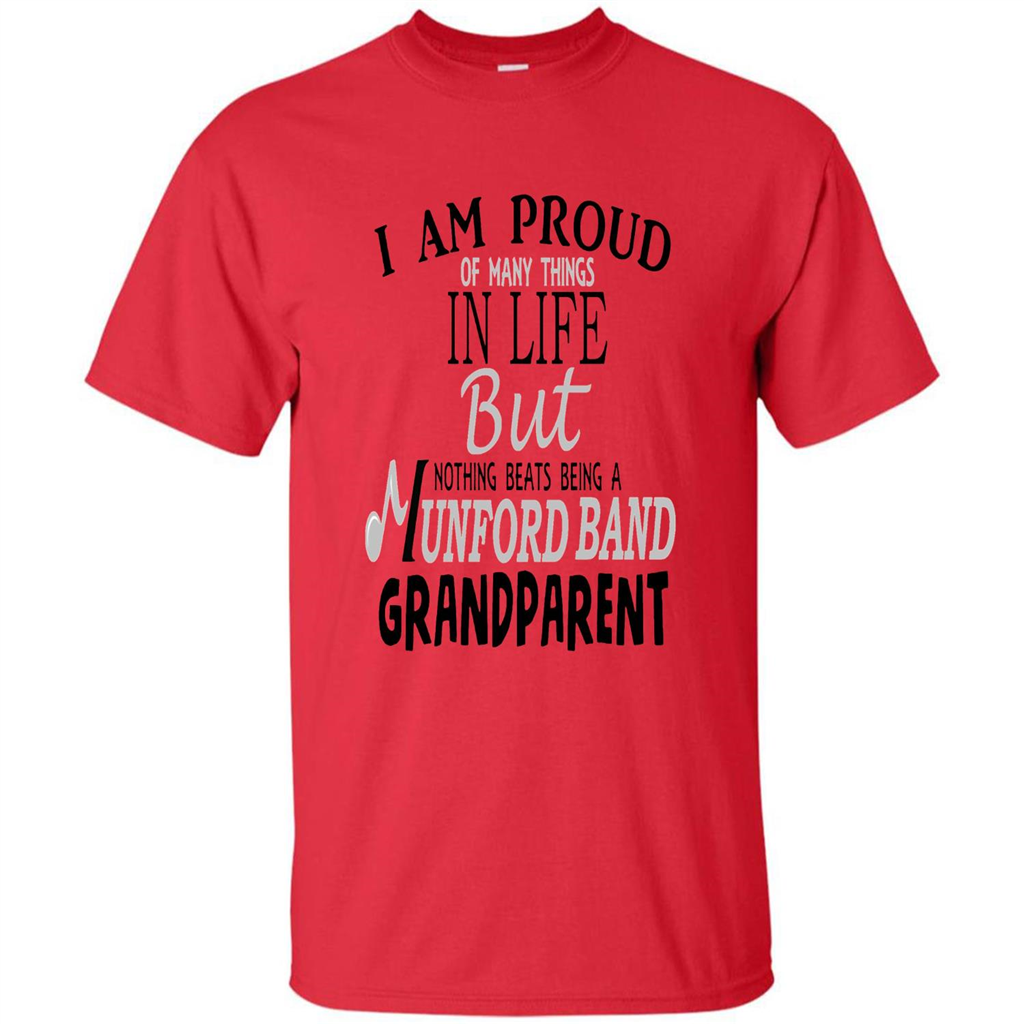 Proud Grandparent T-shirt Nothing Beats Being A Grandparent Red