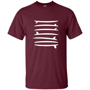 Surfing T-shirt The Longboard Single Fin Surfer T-shirt