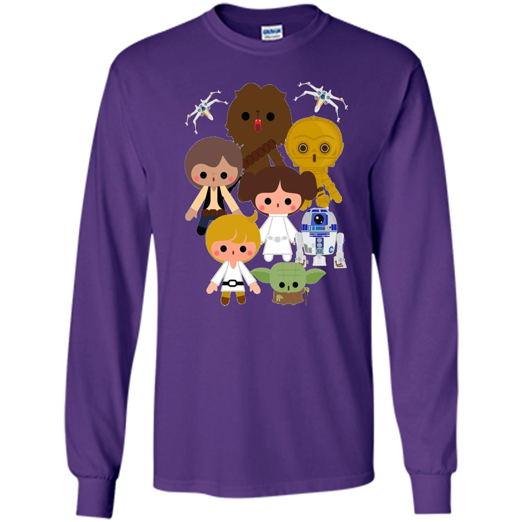 Movies T-shirt Cute Kawaii Style Heroes Premium Graphic T-Shirt Purple