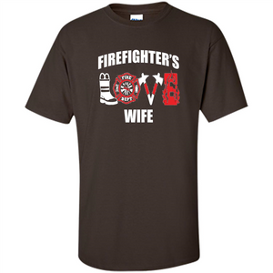 Firefighter Wife Love T-Shirt