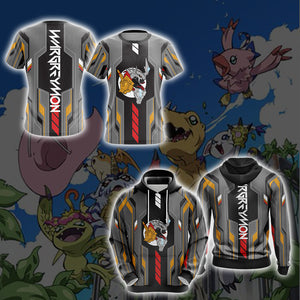 Digimon - WarGreymon New Unisex 3D T-shirt   
