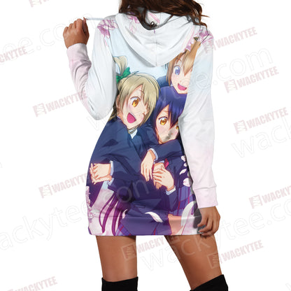 Love Live! School Idol Project Honoka, Umi and Kotori 3D Hoodie Dress