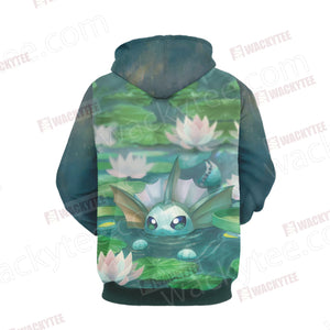 Pokemon Vaporeon Unisex 3D Hoodie