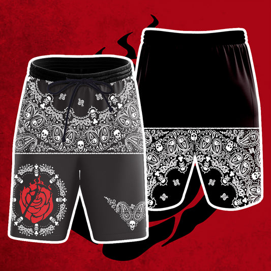 RWBY House Rose Honor Loyalty Sacrifice Beach Short