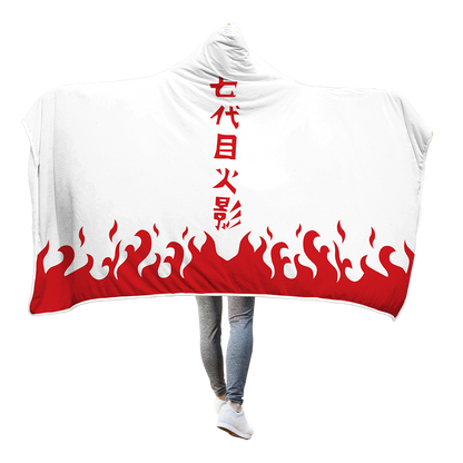 Naruto 3D Hooded Blanket Nanadaime Hokage