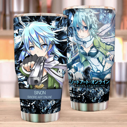 Sinon Sword Art Online Tumbler 30oz