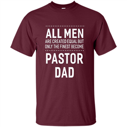 Men's Pastor Dad T-shirt Funny Sayings Men Christian T-shirt