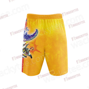 Pokemon Solgaleo Unisex 3D Beach Shorts