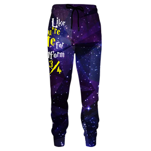 Run Like You're Late For Platform 9 3/4 Harry Potter Jogging Pants