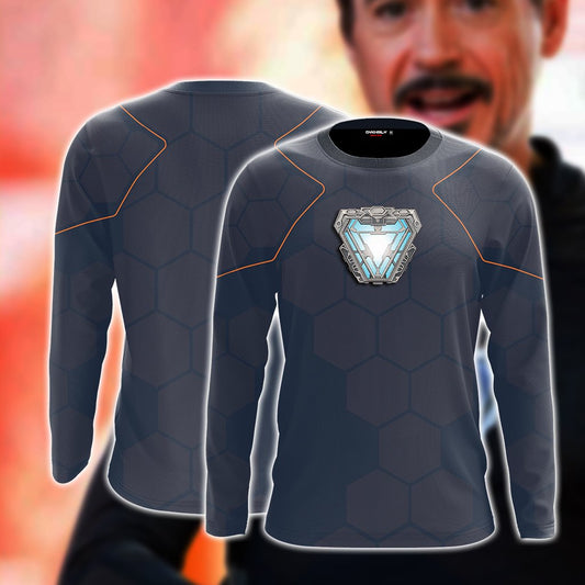 Iron Man (Tony Stark) Cosplay 3D Long Sleeve Shirt A