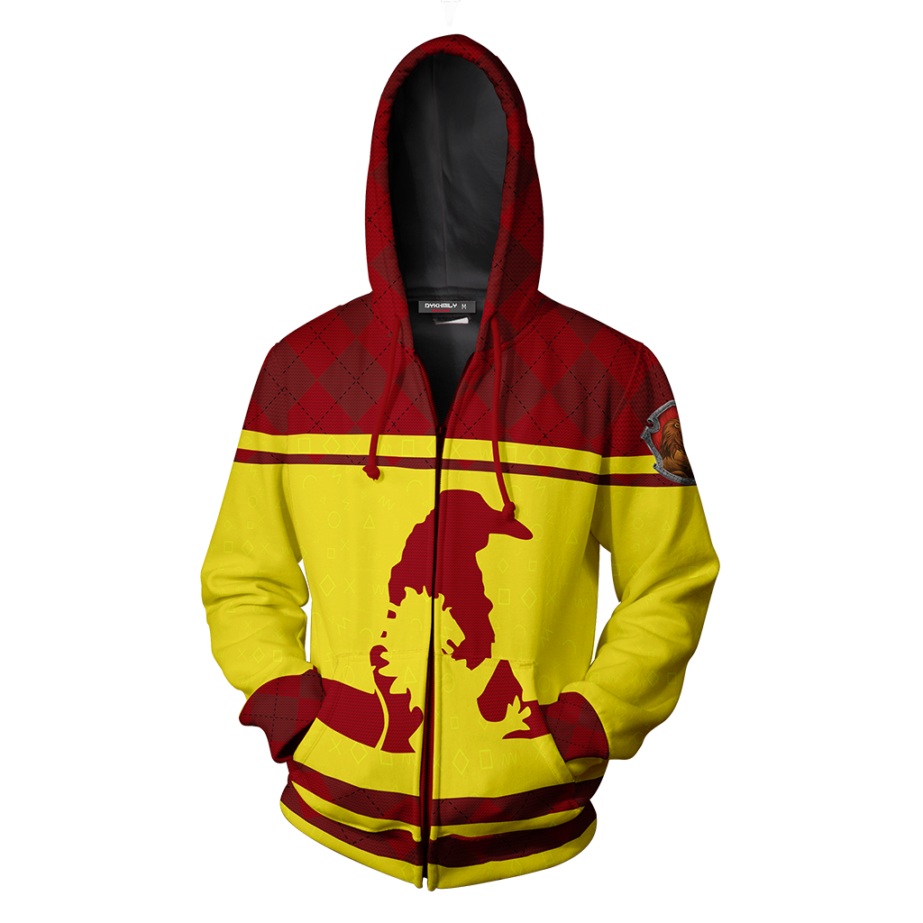 Gryffindor Quidditch Team Harry Potter New Collection Zip Up Hoodie