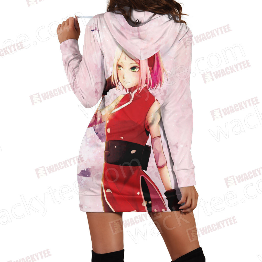 Naruto Sakura Haruno Hoodie Dress