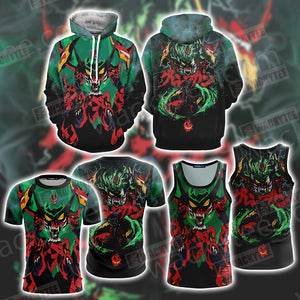 Tengen Toppa Gurren Lagann Unisex 3D Tank Top