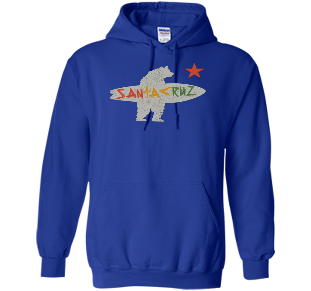 Santa Cruz Surf Bear Rockport Texas T-shirt Royal