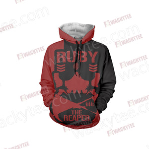 RWBY Ruby The Reaper 3D Hoodie