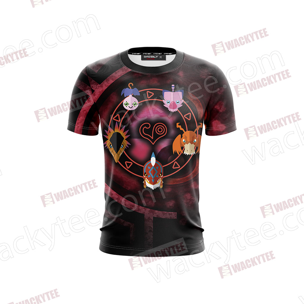 Digimon The Crest Of Love 3D T-shirt